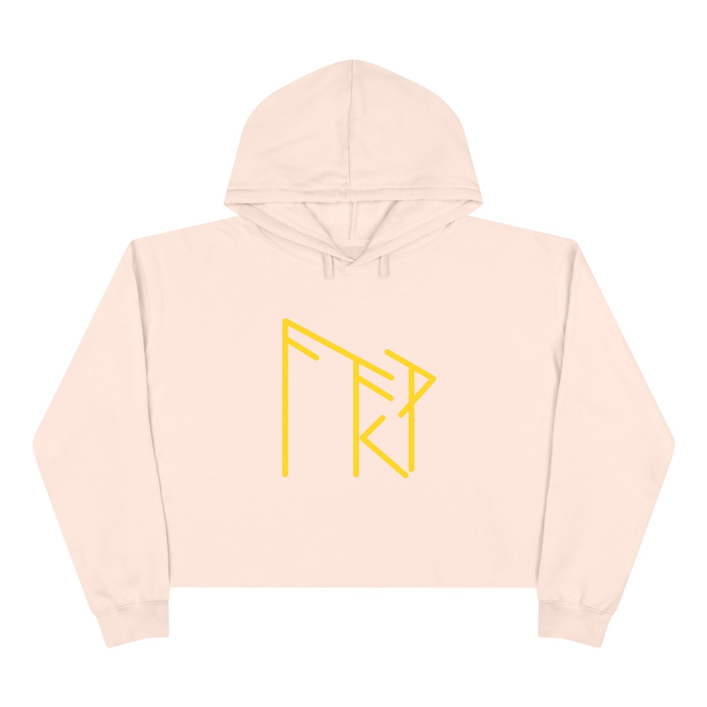 "Attracting good luck" Crop Hoodie