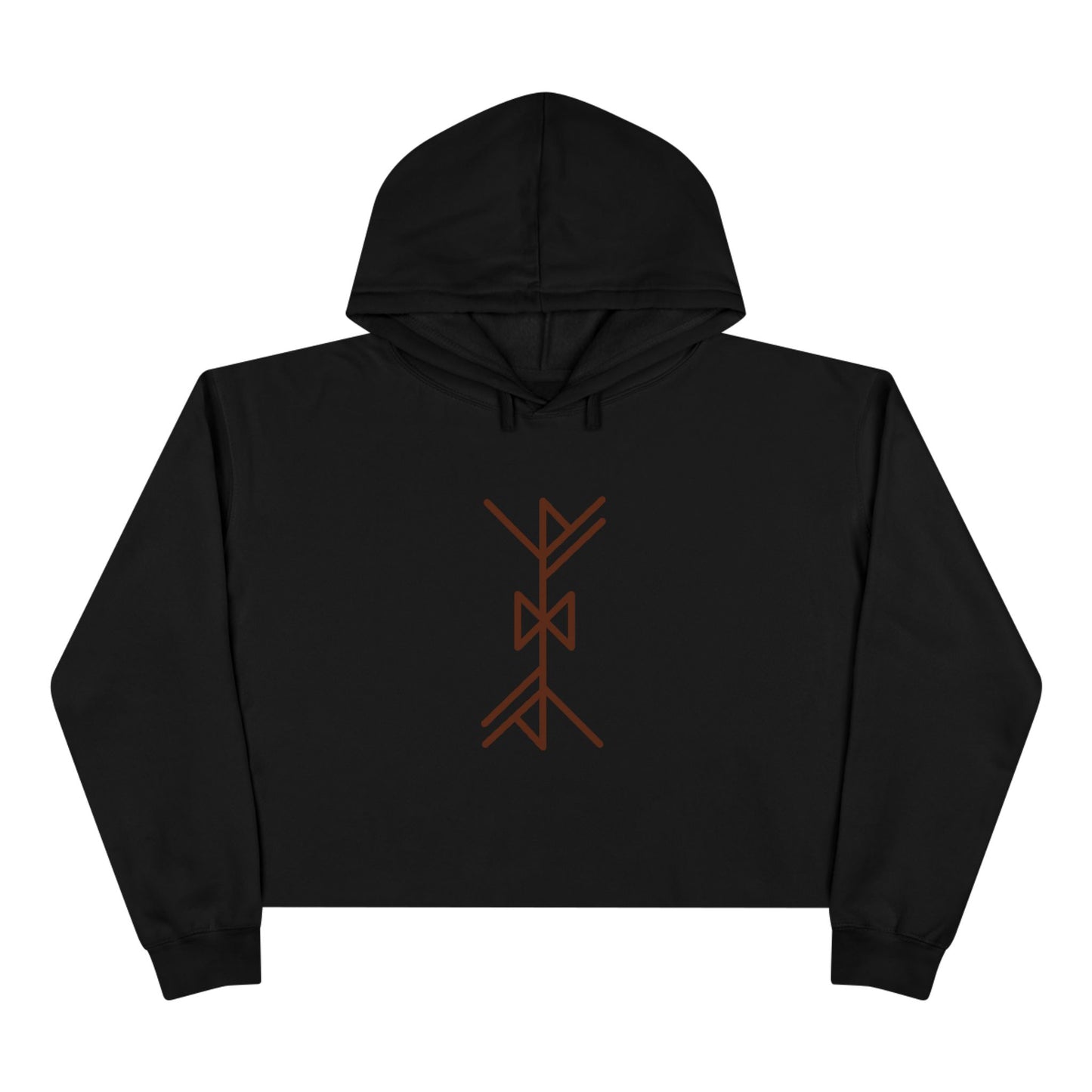 "Transforms the absence of income" Crop Hoodie