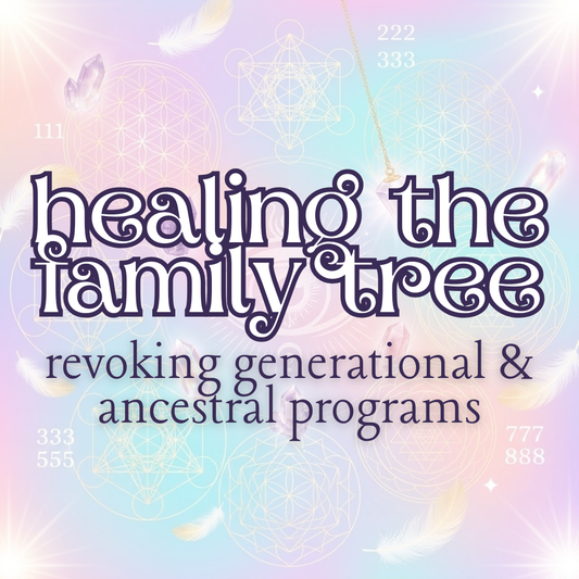 Family Tree Energy: Clearing Ancestral & Generational Energy Healing