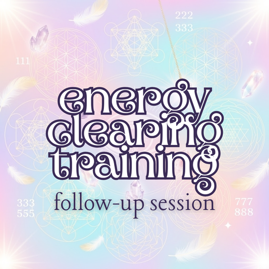 Energy Clearing Training Follow-Up Session
