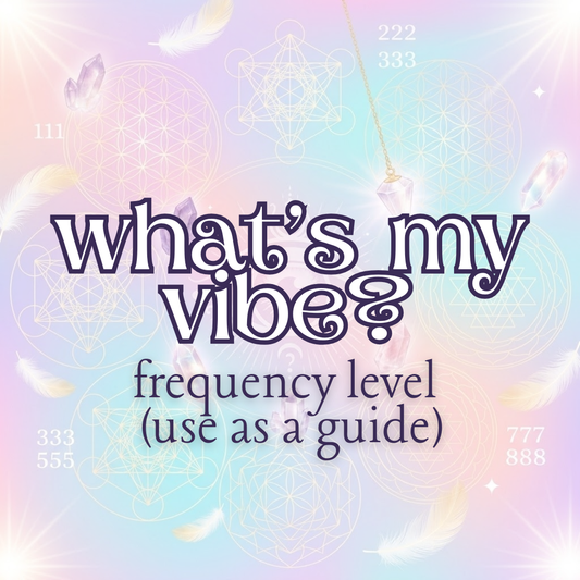 ✨ What’s Your Vibe? Personal Energy Frequency Check